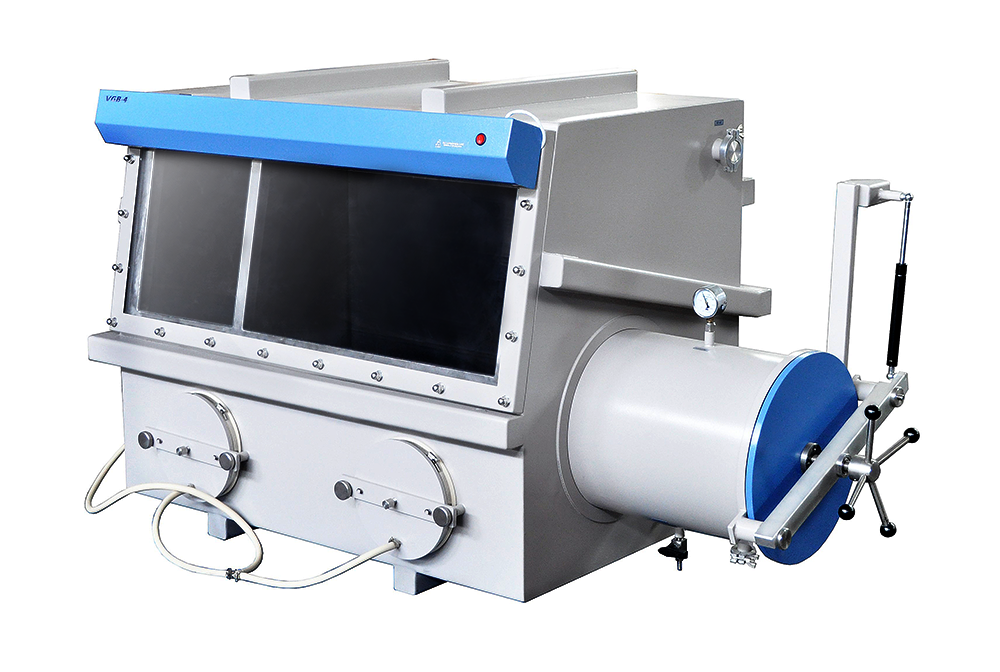 Large Stainless Steel Vacuum Glove Box (Chamber Size: 44"x29"x35") with Airlock Chamber - VGB-4A-LD