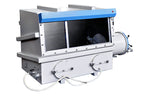 Large Stainless Steel Vacuum Glove Box (Chamber Size: 44"x29"x35") with Airlock Chamber - VGB-4A-LD