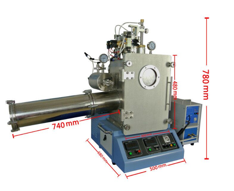 Bench-top Vacuum Melt Spinning System with 15KW Power Supply - VTC-200S