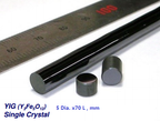 YIG single crystal substrate, two sides polished, (111), 5 mm dia. x 0.35 mm