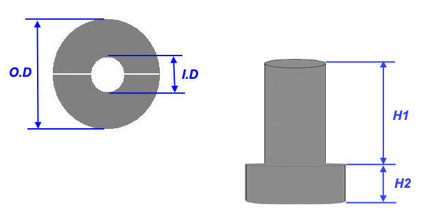 Fiber Alumina Tube Adaptor for OTF1200X Tube Furnace of 60mm Processing Tube (A Pair) - F-adaptor-D60
