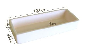 Alumina (Al2O3) Boat Crucible