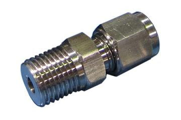 304 SS 1/4" O.D Tube Fitting x 1/4" Male - FIT14T14NPT
