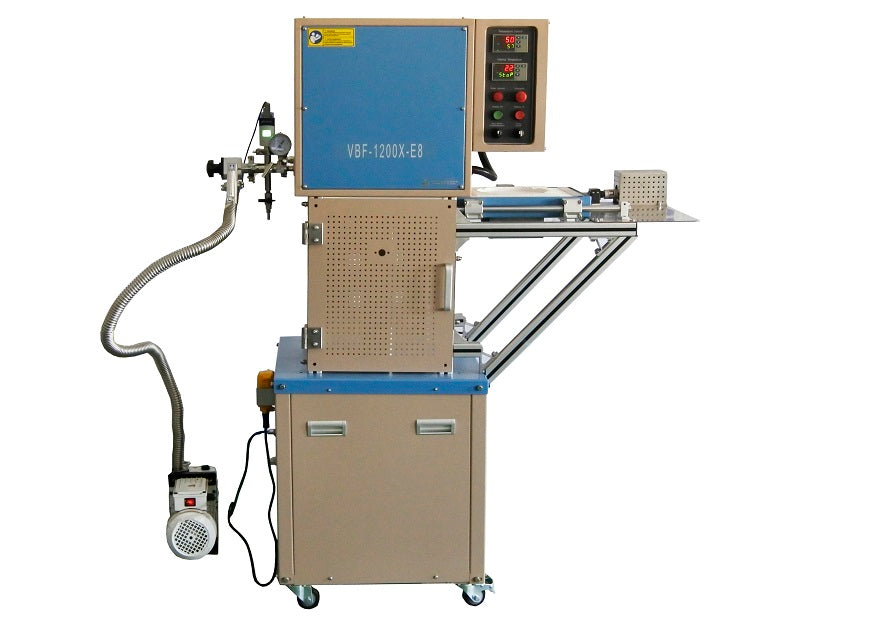 1200°C Bottom-loading Vacuum Furnace (8.6"IDX7.6"H) with Rapid Cooling -VBF-1200X-E8