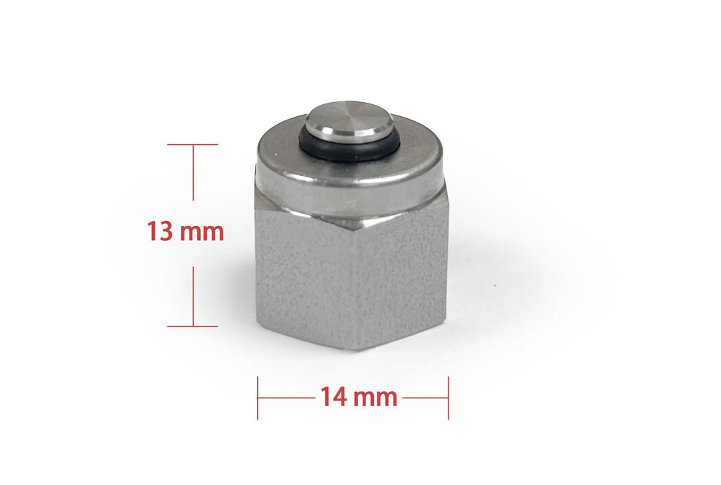 SS304 Sealing Cap for 1/8" Feedthrough of Vacuum Sealing Flanges - FT18CAP