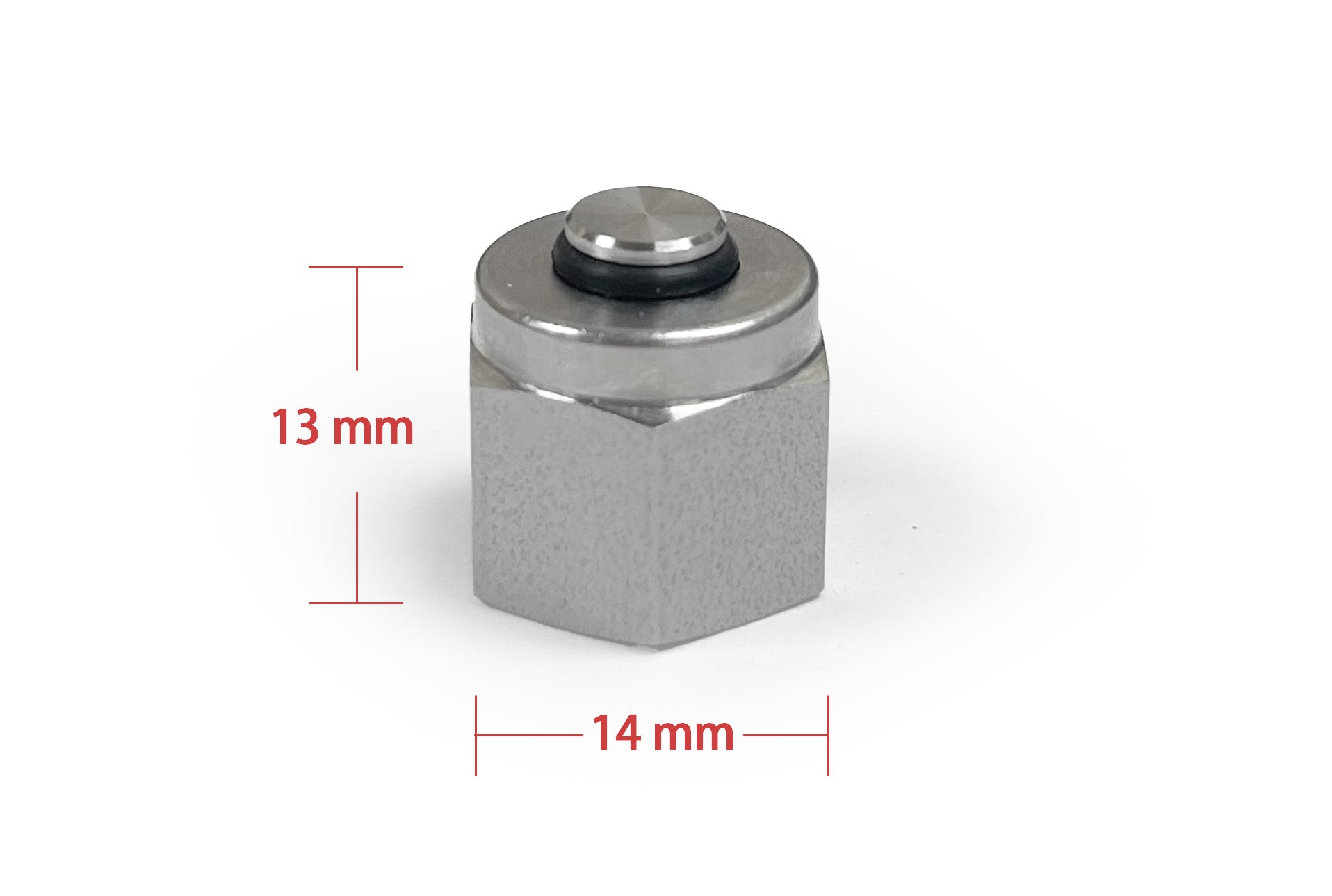 SS304 Sealing Cap for 1/8" Feedthrough of Vacuum Sealing Flanges - FT18CAP
