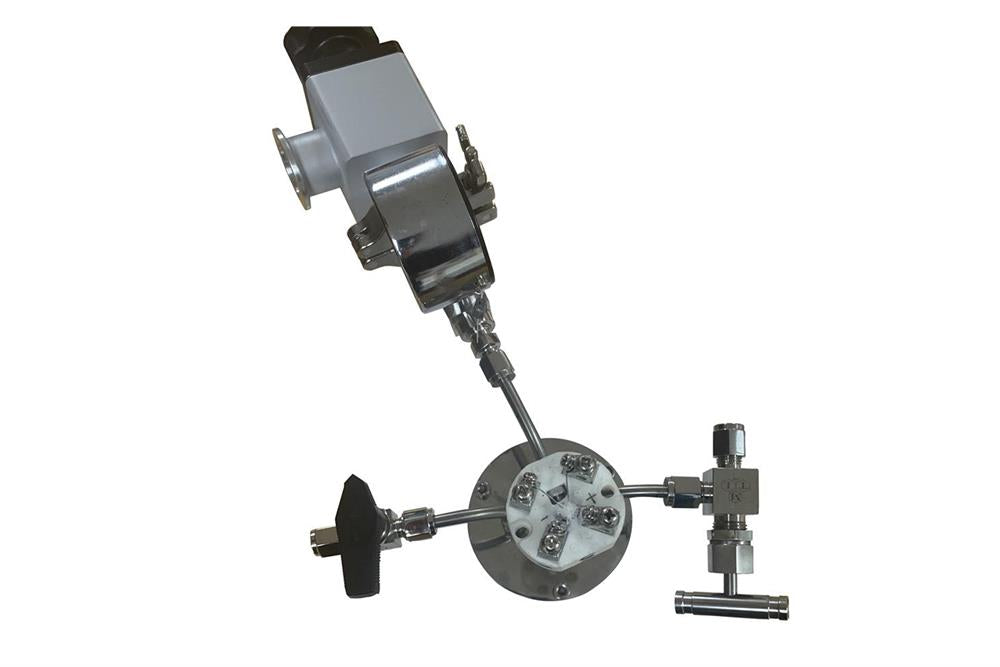 Induction Melting Quartz Assembly with Four 1/4" Tube Feedthroughs for 60 mm O.D. Tube - FL60FT4-OK