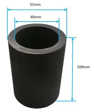 Graphite Cylindrical Crucible