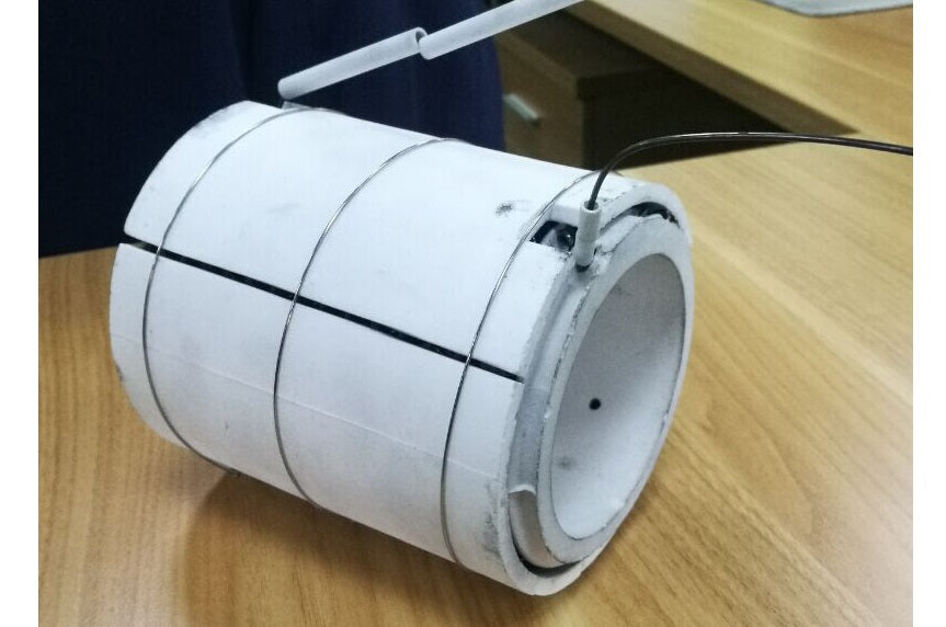 1500oC Rotary Tube Furnace w/ 4.7" ID Chamber for Inert or CO2 Gas Up to 10 Bar - GSL-1500X-10R-5