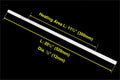 1500°C SiC Electric Heating Elements (520mm L) - OTF1500-HEL-520