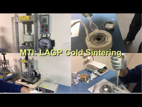 15T Hydraulic Press with 0.5" Heatable Die (250C Max) for Cold Sintering Process (CSP) - YLJ-CSP-15