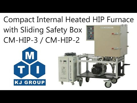 1500C Max. Compact Hot Isostatic Pressing (HIP) Furnace (80IDx130H mm) up to 20 Mpa with Sliding Safety Box - CM-HIP-3