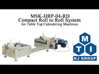 100C Max. 4" Width Electric Hot Rolling Press with Variable Speed (Air Gas Compatible) -MSK-HRP-01