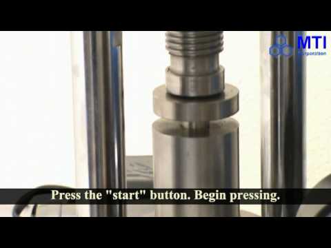 40T Electric Hydraulic Press with Optional Heating Die (250C Max) for Cold Sintering Process - YLJ-CSP-40TA