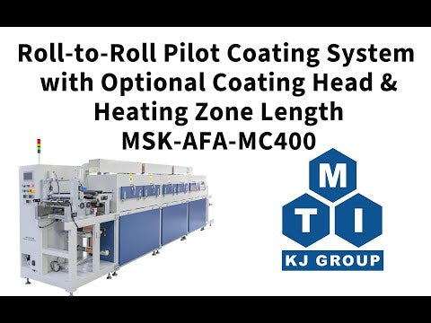 Roll-to-Roll Pilot Coating System with Optional Coating Head and Heating Zone Length - MSK-AFA-MC400