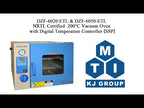 25 L 200 °C Vacuum Oven (12" x 12" x 11") - DZF-6020 series