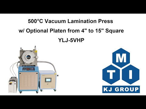 500°C Vacuum Lamination Press w/  Optional Platen from 4" to 15" Square and 20-40T  -YLJ-5VHP