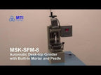 Automatic Desktop Grinder w/ 5" Agate Mortar ( Ar Gas Compatible) - MSK-SFM-8