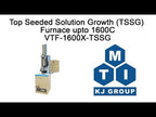2200ºC Top Seeded Solution Growth (TSSG) Furnace - VTF2200XTSSG