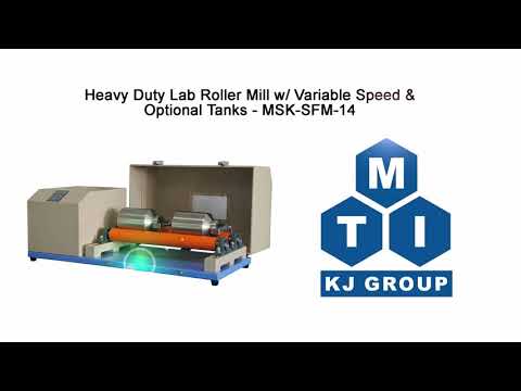 Benchtop Lab Roller Mill with Optional 1 or 2 Liters Airtight Milling Jars - MSK-SFM-14