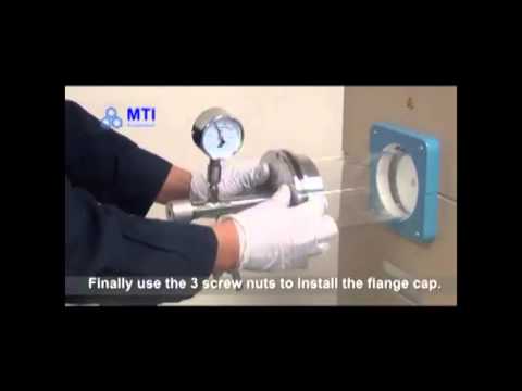 Vacuum Sealing Assembly for 1" dia Tube Furnace with Valve / 1/4" TC Insert - FL25FB