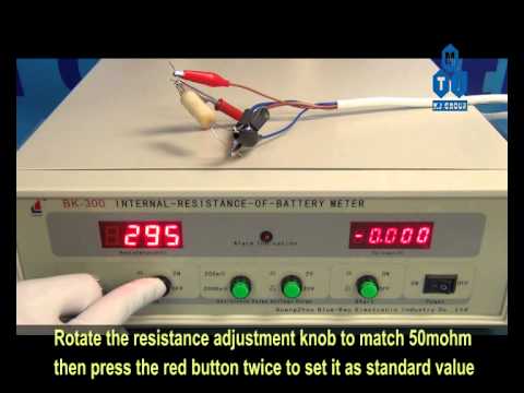Internal AC Resistance Tester for All Batteries (AC@1KHZ, 1 - 3999 m-ohm) - BK300