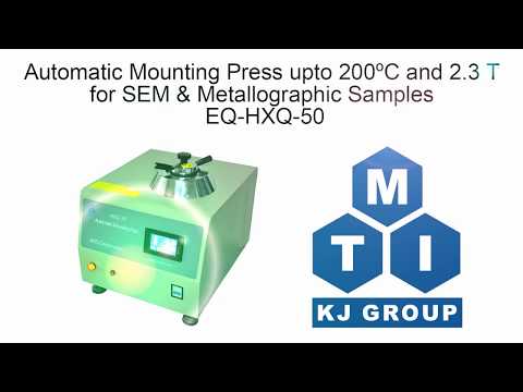 Automatic Mounting Press upto 200C and 2.3 T for SEM & Metallographic Samples - HXQ50