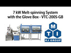 7 kW Melt-spinning System with the Glove Box - VTC-200S-GB