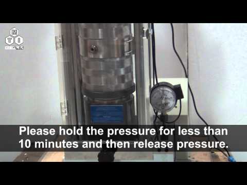 Complete CIP Die Set ( 30 mm ID. 330 Mpa Vessel) for Cold Isostatic Press, - CIP20-DIE