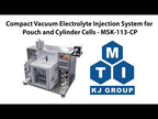 Compact Vacuum Electrolyte Injection System for Large Pouch Cell (Max. L370*W360*T12mm) - MSK-113-PVL