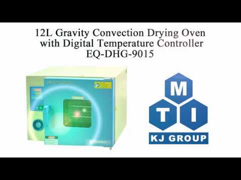 12L Convection Drying Oven with Digital Temperature Controller (10"x10"x8", 250°C, 110V) with 2" Feedthrough - DHG-9015