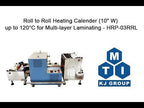 Roll to Roll Device for Laminating Rolling Machine up to 8" Width with Tension Control - MSK-RR-laminator