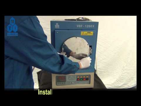 1100°C Max 8" OD 7.6 L Quartz Chamber Furnace - VBF1200XH8