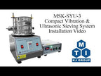 Vibration Sieving System with Three Sieves (100, 200, 450 Mesh) - MSKSYU3N