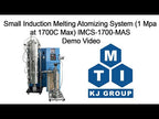 Compact Induction Atomizer (1 MPa @ 1700C Max.) for 3D Printing - IMCS-1700-MAS