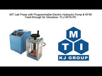 40T Lab Press with Programmable Electric Hydraulic Pump - YLJ-40TA-PE