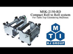 Roll to Roll Device for Compact Rolling Machines upto 150 mm Width (Ar Glove Box Compatible) - MSK-2150-RD