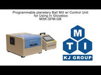 Programmable Planetary Ball Mill w/ Control Unit (4x100ml jar , Ar Gas Compatible) - MSKSFMGB