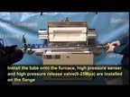 High Pressure Tube Furnace with 60 or 80 mm Alloy Tube (900C or 1100C max Heat Temp.) - OTF-1200X-HPV