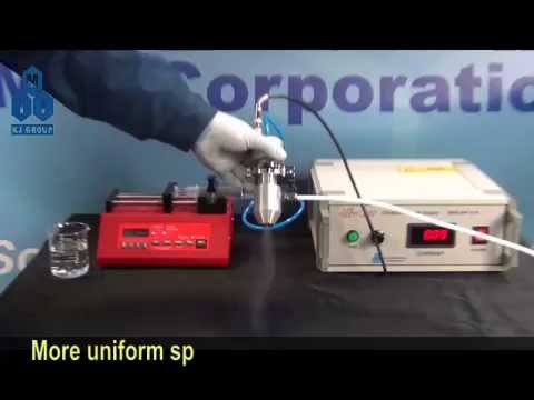 40KHz 130W Two Ultrasonic Spray Nozzles with Power Controller for DIY Spray Pyrolysis - MSK-SP01A