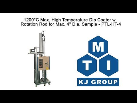 1200C Max. High Temperature Dip Coater w. Rotation Holder for Max. 4" Dia. Sample - PTL-HT-4