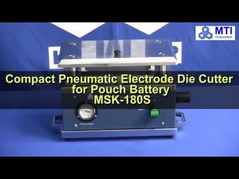 Electrode Cutting Die for Precision Pneumatic Die Cutter (Optional Coin and Pouch Cell) - MSK-180SD
