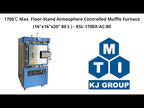 1700ºC Max. Atmosphere Controlled Muffle Furnace (16"x16"x20" 80 L ) - KSL1700X80AC