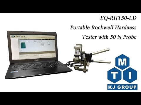 Portable Rockwell Hardness Tester with 50 N Probe (for 19 - 70 HRC) with Software and Laptop - RHT50-LD