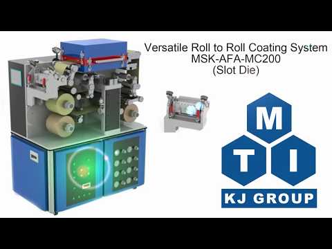 Small Roll to Roll Coater w/ Optional Coating: Blade, Slot Die, Micro Gravure & Laminating - MSK-AFA-MC200