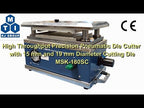 Electrode Cutting Die for Precision Pneumatic Die Cutter (Optional Coin and Pouch Cell) - MSK-180SD