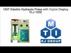 100T Motorized Hydraulic Press with Digital Display - YLJ-100E