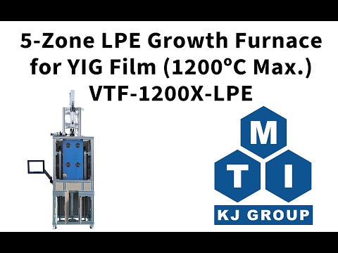 5-Zone LPE Growth Furnace For YIG Film (1200C Max.) - VTF-1200X-LPE