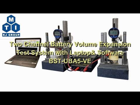 NRTL Certified Two Channel Battery Volume Expansion Tester with Laptop & Software - BST-UBA5-VE