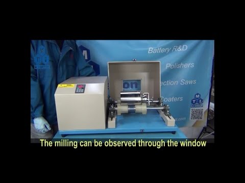 Benchtop Lab Roller Mill with Optional 1 or 2 Liters Airtight Milling Jars - MSK-SFM-14